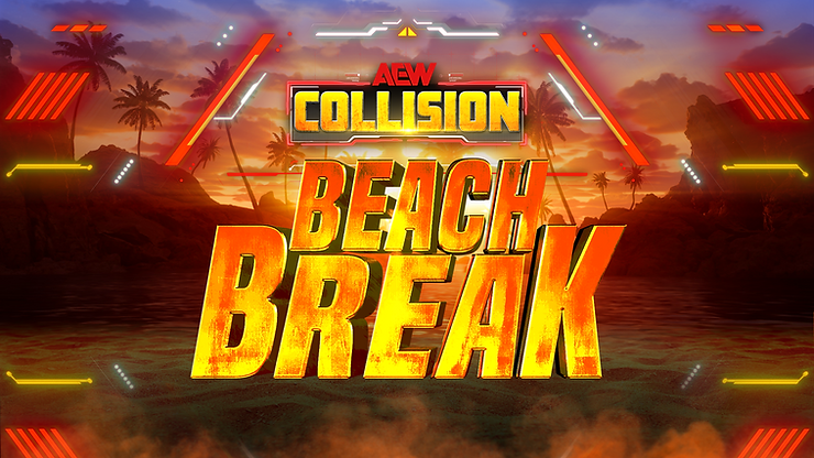 AEW Collision event with the rock influence