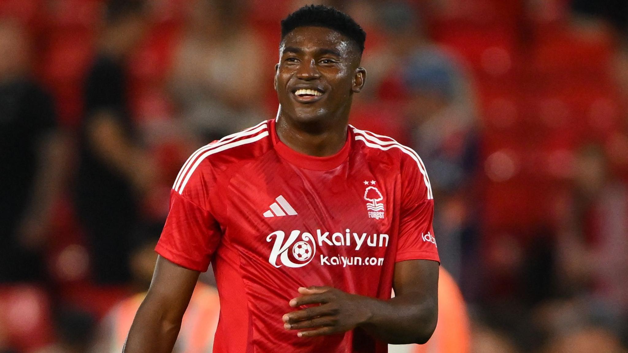 Taiwo Awoniyi determined on the pitch for Nottingham Forest