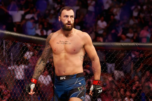 Rodolfo Bellato in the UFC Octagon during a recent bout