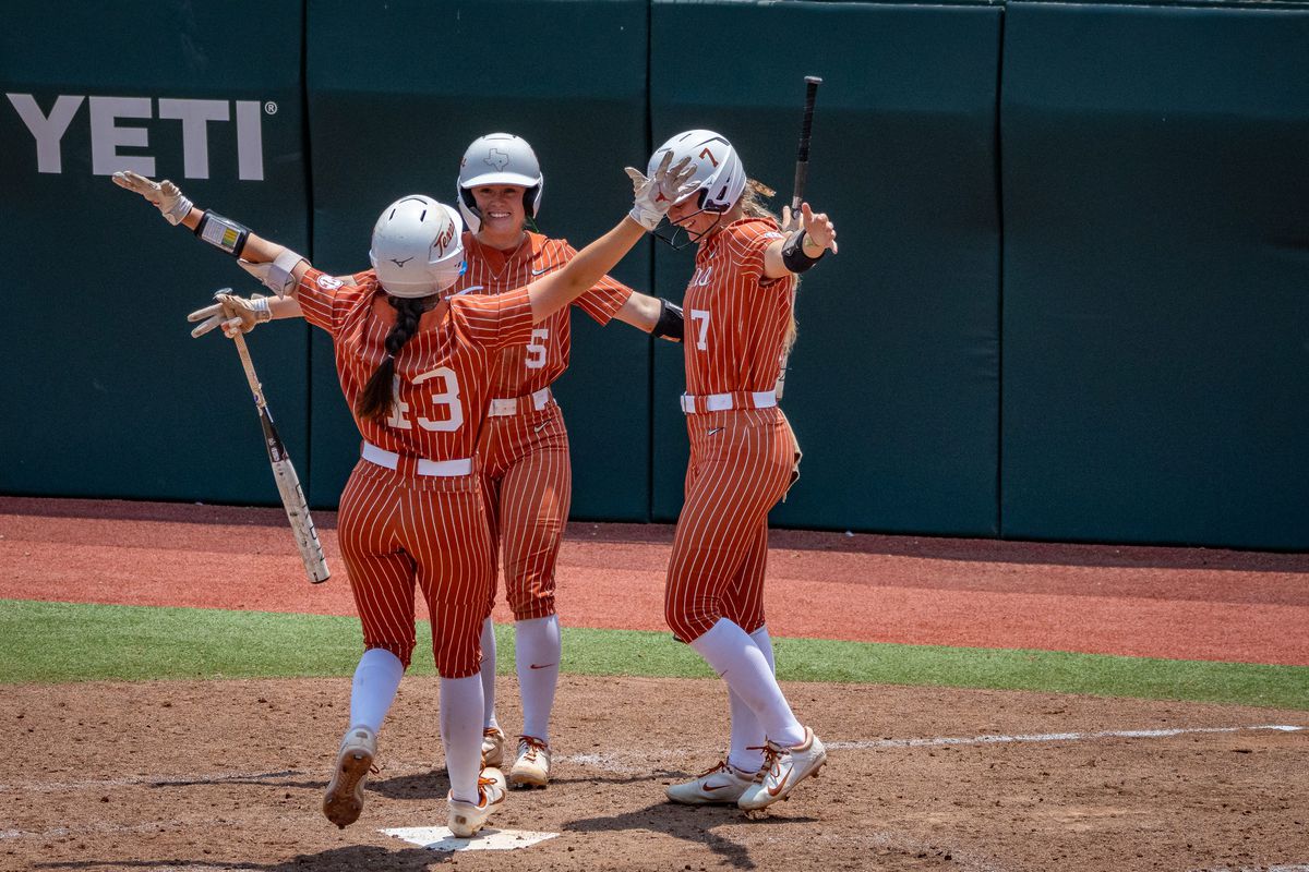 UCF softball players celebrate during NCAA regional action