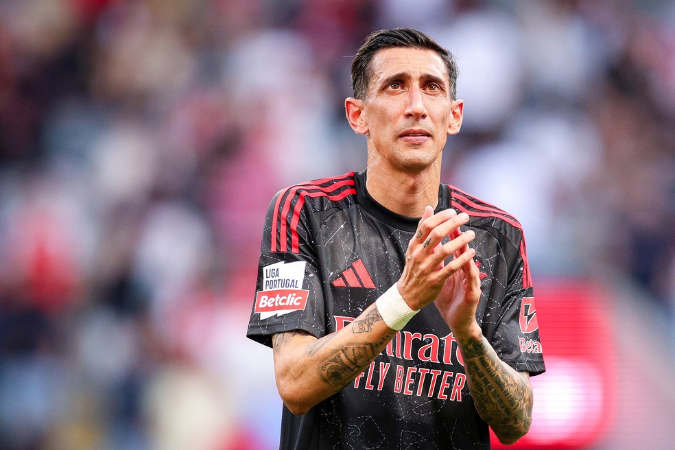 Di María se despede do Benfica após empate com o Braga