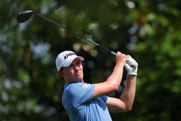 Maverick McNealy in PGA Tour action