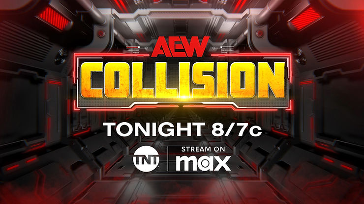 AEW Collision action in the ring as Beach Break begins