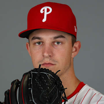 Jordan Romano pitching for the Phillies
