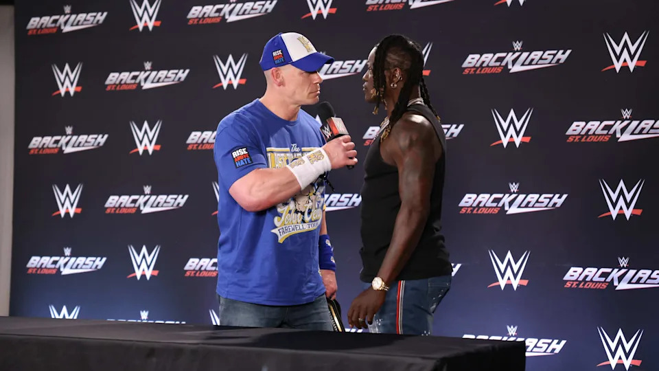 John Cena and R-Truth at WWE Saturday Night Main Event