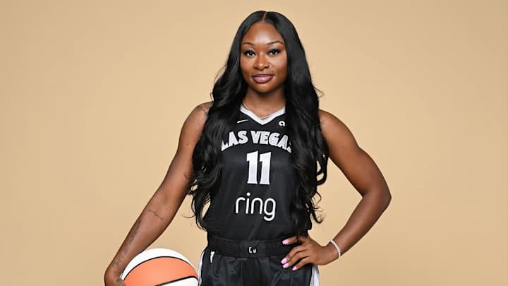 Dana Evans in action during the 2025 WNBA season