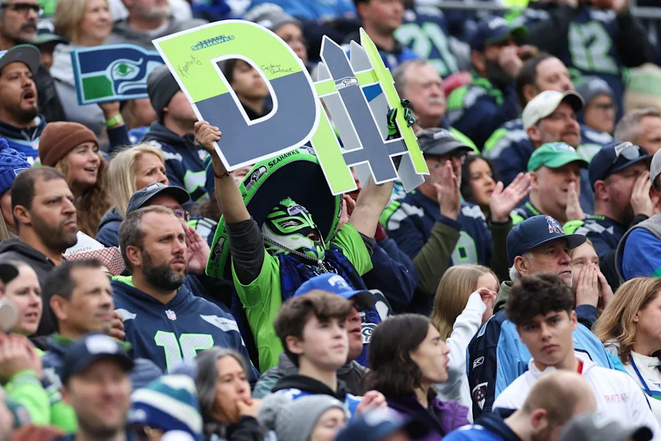 Fans watching Monday Night Football on ESPN+ at home