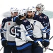 Dallas Stars celebrate advancing to Western Conference Finals