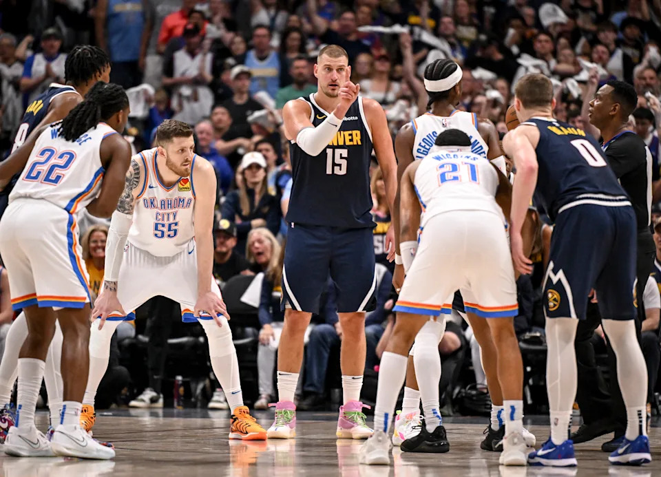 Shai Gilgeous-Alexander leading OKC vs Nuggets Game 7 action