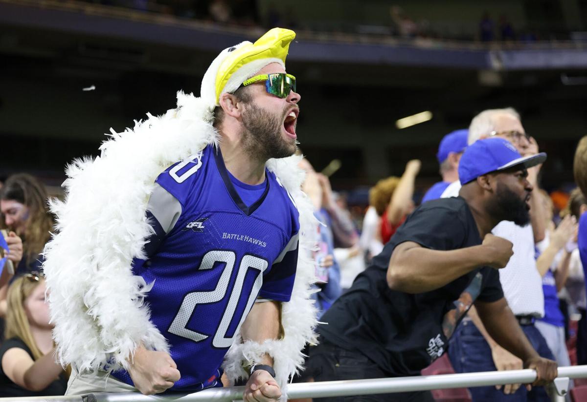 Fans cheer at a UFL game, eager to catch UFL games today