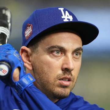 Los Angeles Dodgers celebrate a home run, highlighting their position in the latest MLB power rankings
