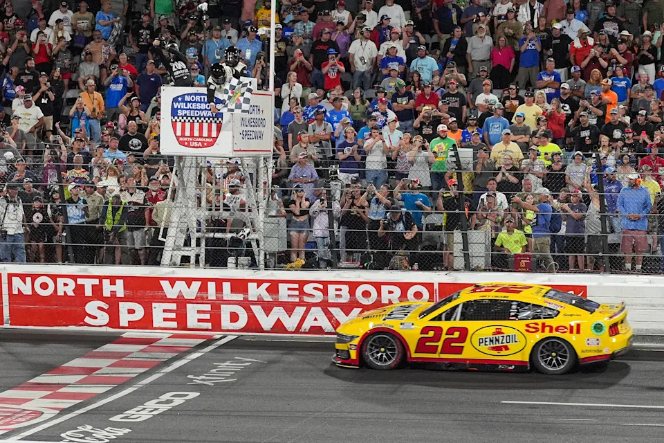 Joe Gibbs overseeing his NASCAR team at the All-Star Race