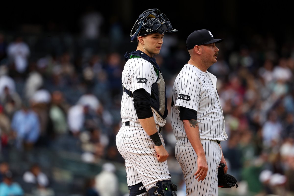 Jonathan Loaisiga pitching for the New York Yankees in 2025, focus and intensity on the mound