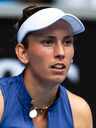 Sara Errani competing at the Rome tournament