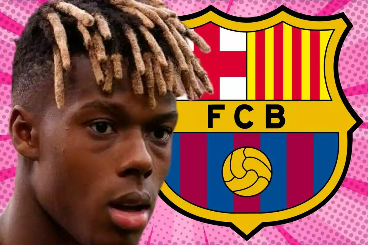 Nico Williams playing for Athletic Club, a key figure in the Barcelona - Athletic Club transfer saga