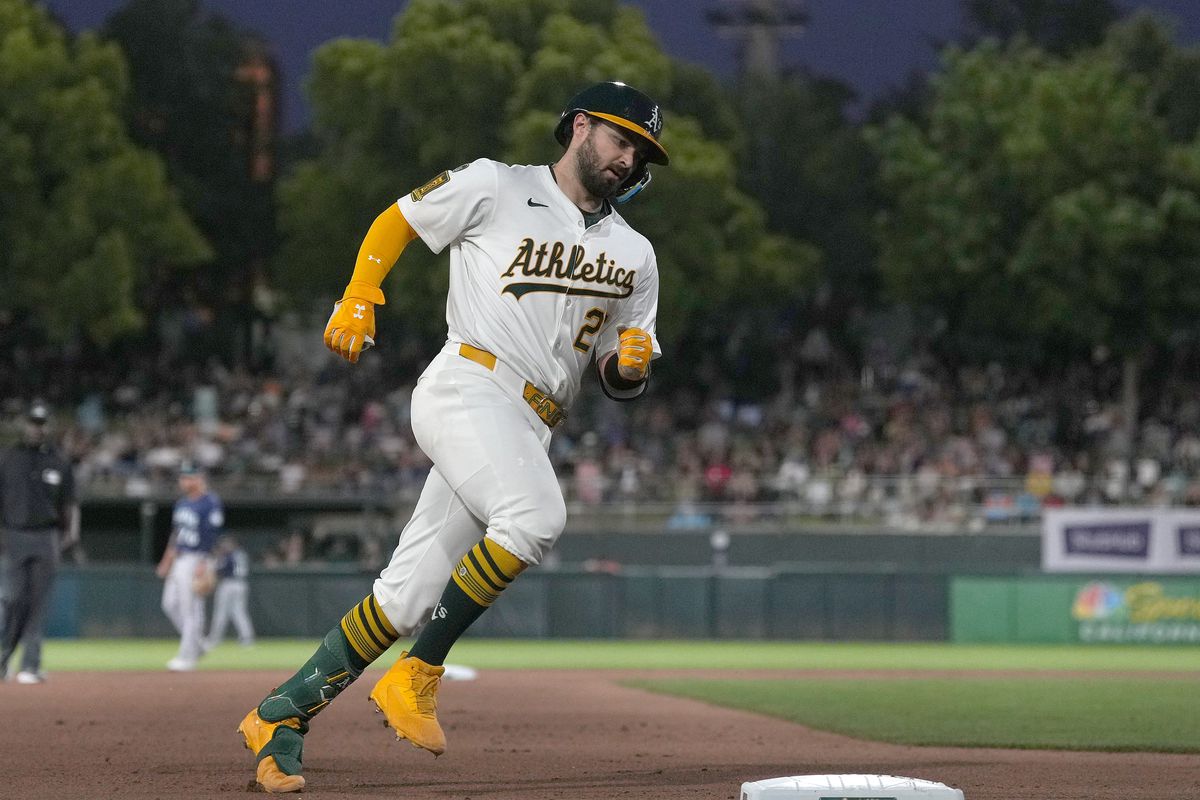 Action from a recent Angels vs Athletics game.