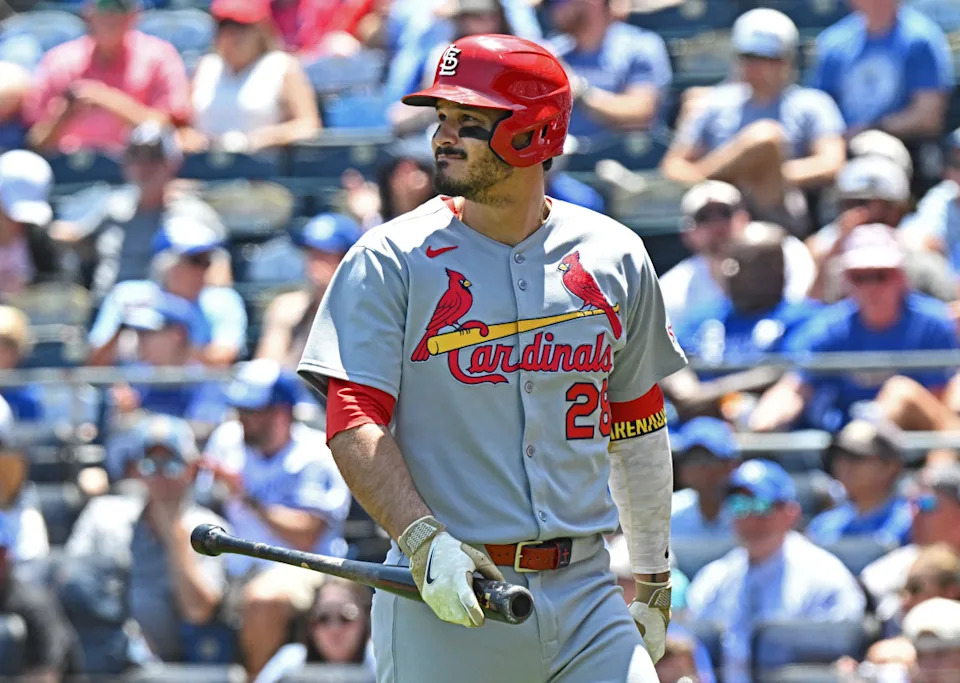 Cardinals Game Today: in-action shot at Busch Stadium
