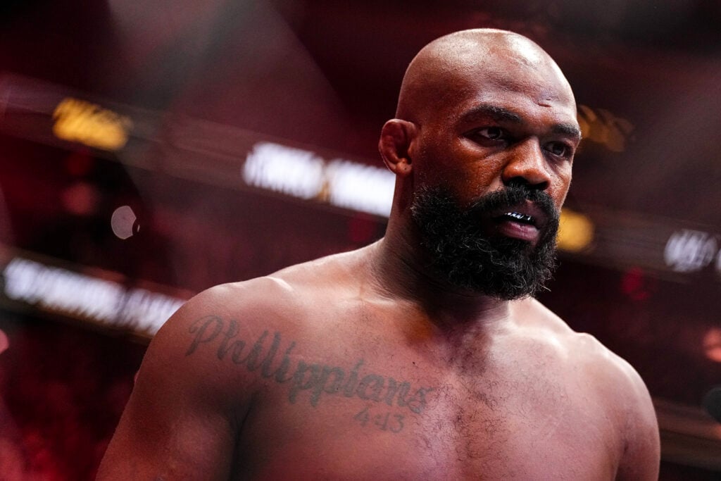 Jon Jones inside the UFC Octagon