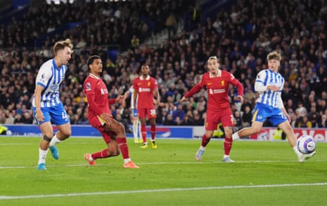 Brighton celebrates crucial EPL victory over Liverpool