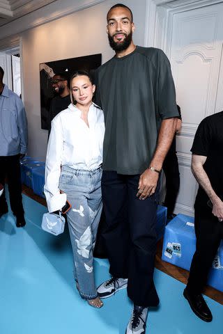 Rudy Gobert spending time with his son Romeo