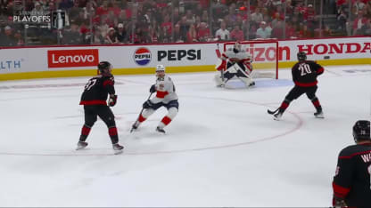 Seth Jarvis celebrates a big moment with the Carolina Hurricanes