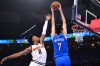 Shai Gilgeous-Alexander wife and family celebration after Thunder victory