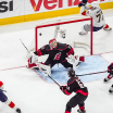 Hockey action in the 2025 Stanley Cup Playoffs