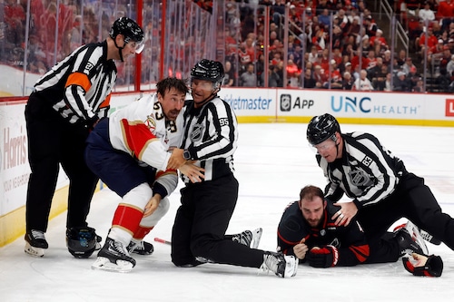 Brad Marchand in the spotlight during the Eastern Conference Finals
